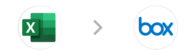 Excel→Box