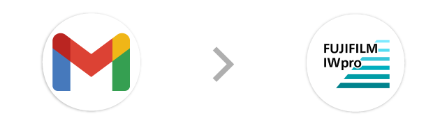Gmail→FUJIFILM IWpro