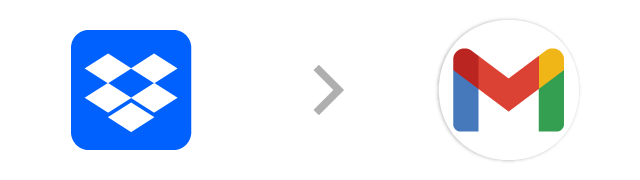 Dropbox→Gmail