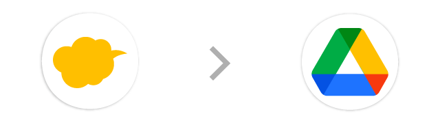 kintone→Google Drive