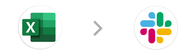 Excel→Slack