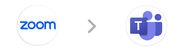 Zoom→Teams